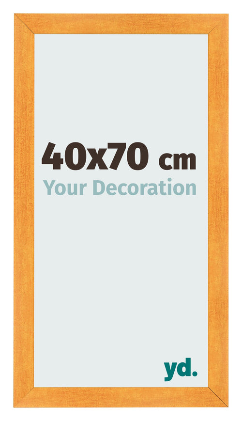 Fotolijst 40x70cm Oranje MDF Pisa Voorzijde Maat | Yourdecoration.nl