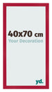 Fotolijst 40x70cm Rood MDF Bologna Voorzijde Maat | Yourdecoration.nl
