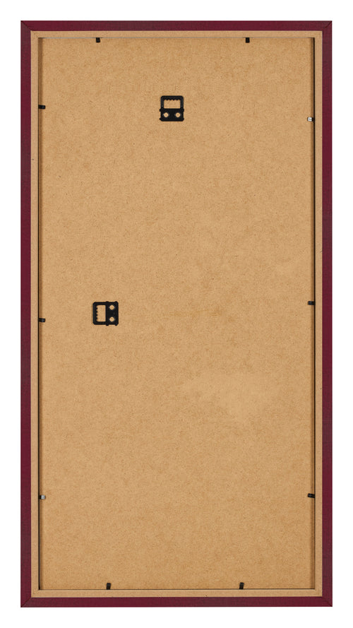 Fotolijst 40x70cm Wijnrood Geveegd MDF Bologna Achterzijde | Yourdecoration.nl