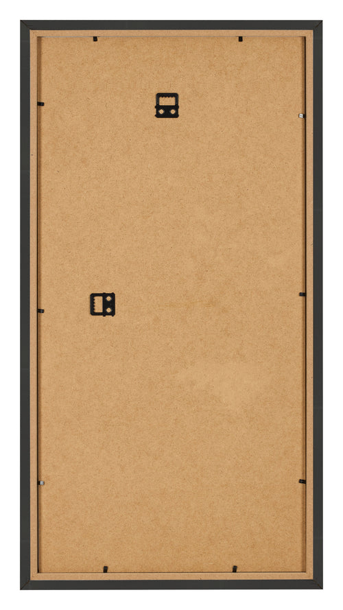 Fotolijst 40x70cm Zwart Houtnerf MDF Bologna Achterzijde | Yourdecoration.nl