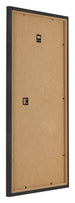 Fotolijst 40x70cm Zwart Mat MDF Bologna Achterzijde Schuin | Yourdecoration.nl