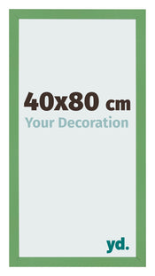 Fotolijst 40x80 cm Groen MDF Bologna Voorzijde Maat | Yourdecoration.nl