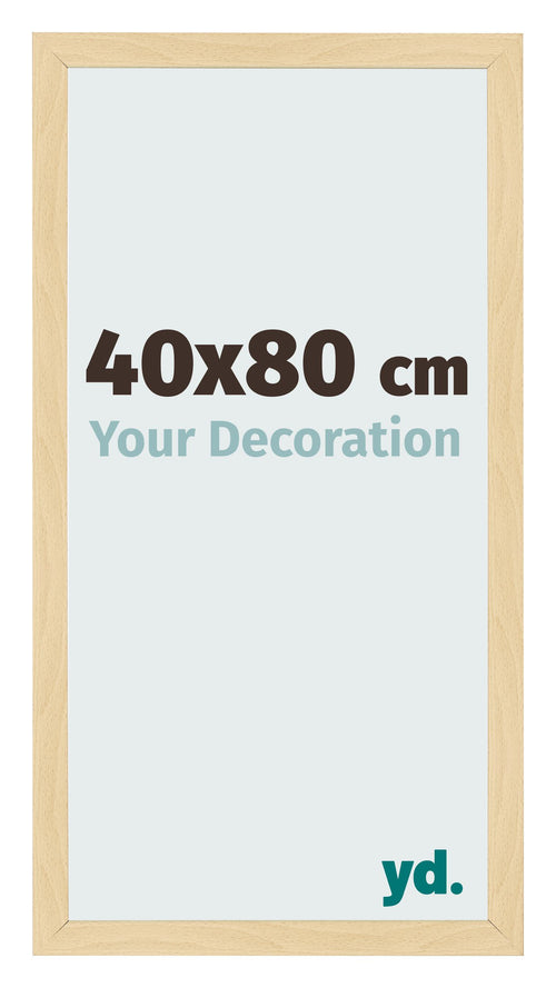 Fotolijst 40x80cm Beuken Decor MDF Bologna Voorzijde Maat | Yourdecoration.nl