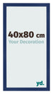 Fotolijst 40x80cm Donkerblauw Geveegd MDF Bologna Voorzijde Maat | Yourdecoration.nl