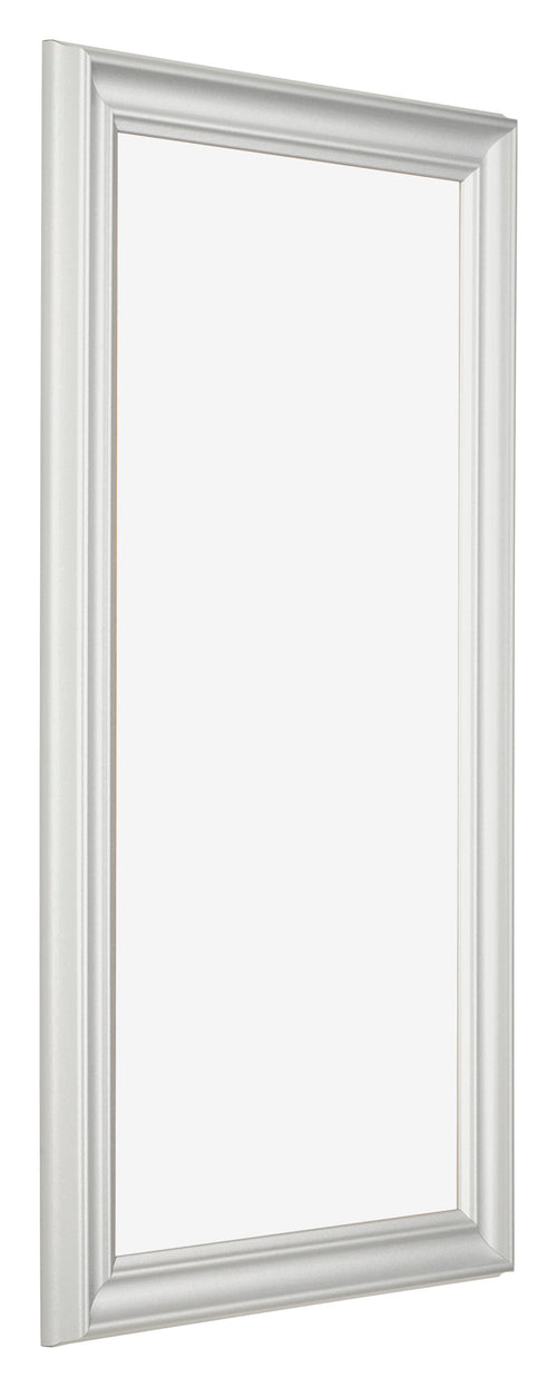 Fotolijst 40x80cm Wit Geveegd MDF Lazio Voorzijde Schuin | Yourdecoration.nl