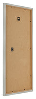 Fotolijst 40x80cm Zilver Mat MDF Bologna Achterzijde Schuin | Yourdecoration.nl