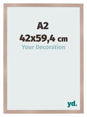 Fotolijst 42x59 4 cm A2 Oudroze MDF Bologna Voorzijde Maat | Yourdecoration.nl