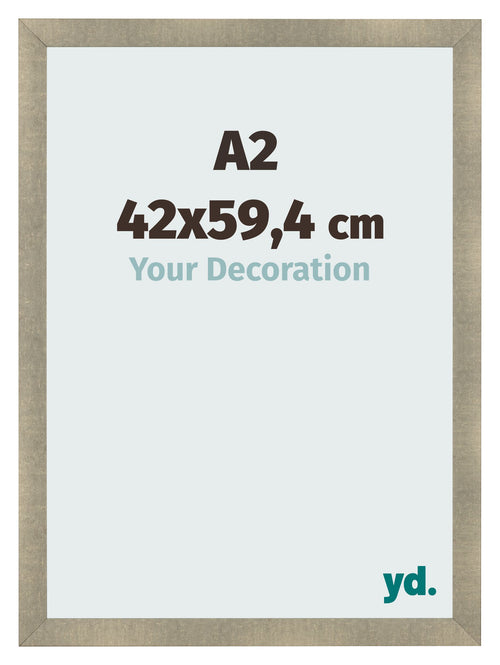 Fotolijst 42x59 4cm A2 Goud Antiek MDF Pisa Voorzijde Maat | Yourdecoration.nl