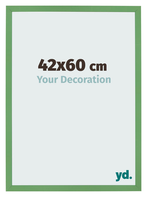 Fotolijst 42x60 cm Groen MDF Bologna Voorzijde Maat | Yourdecoration.nl