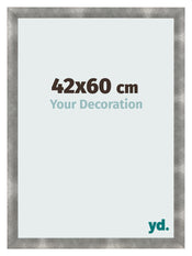 Fotolijst 42x60cm Metaal Vintage MDF Pisa Voorzijde Maat | Yourdecoration.nl
