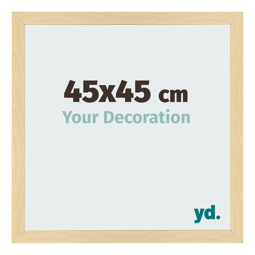 Fotolijst 45x45cm Beuken Decor MDF Bologna Voorzijde Maat | Yourdecoration.nl