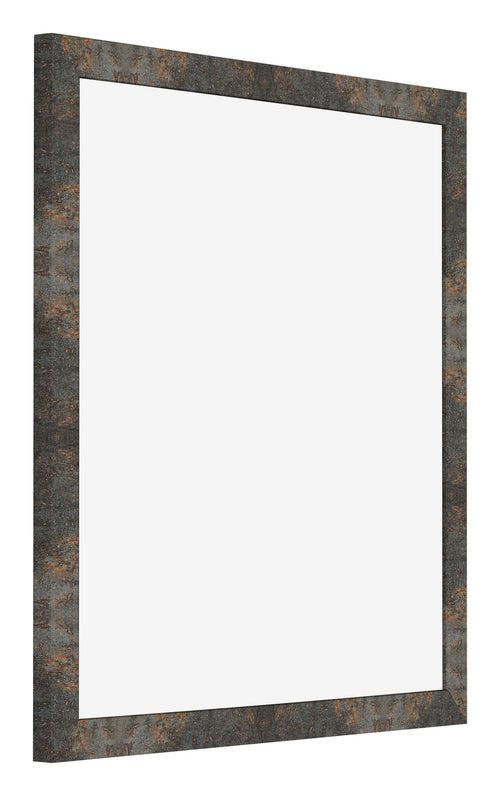 Fotolijst 45x45cm Geoxideerd Metaal MDF Bologna Voorzijde Schuin | Yourdecoration.nl