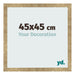 Fotolijst 45x45cm Goud Antiek MDF Bologna Voorzijde Maat | Yourdecoration.nl