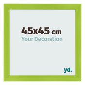 Fotolijst 45x45cm Groen MDF Pisa Voorzijde Maat | Yourdecoration.nl