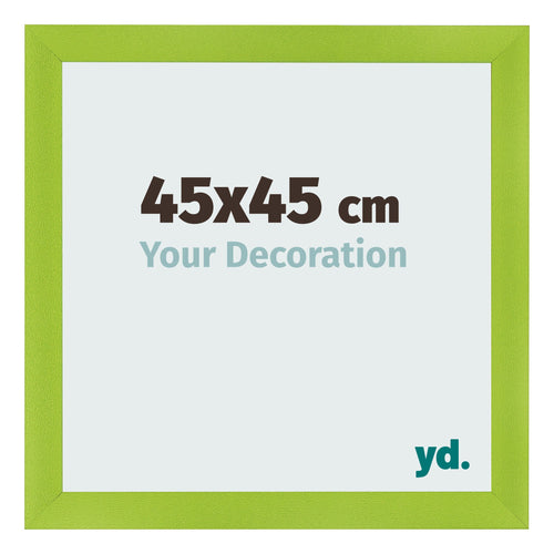 Fotolijst 45x45cm Groen MDF Pisa Voorzijde Maat | Yourdecoration.nl