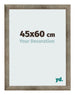 Fotolijst 45x60 cm Metaal Vintage MDF Bologna Voorzijde Maat | Yourdecoration.nl