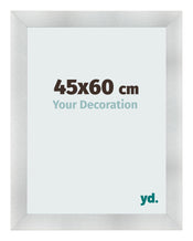 Fotolijst 45x60cm Aluminium Geborsteld MDF Pisa Voorzijde Maat | Yourdecoration.nl