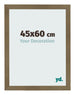 Fotolijst 45x60cm Brons Decor MDF Bologna Voorzijde Maat | Yourdecoration.nl