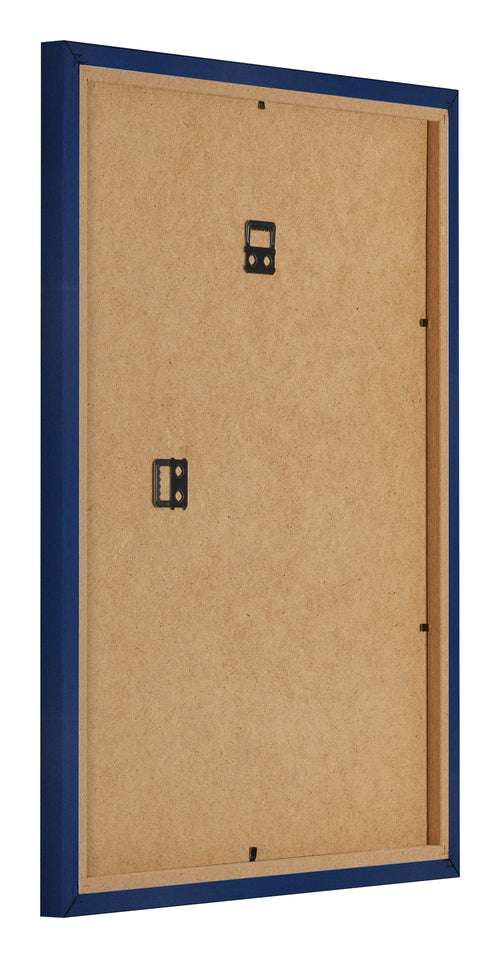 Fotolijst 45x60cm Donkerblauw Geveegd MDF Bologna Achterzijde Schuin | Yourdecoration.nl