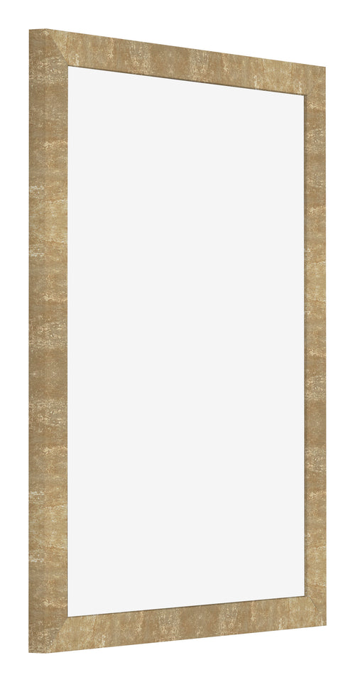 Fotolijst 45x60cm Goud Antiek MDF Bologna Voorzijde Schuin | Yourdecoration.nl