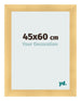 Fotolijst 45x60cm Goud Mat MDF Pisa Voorzijde Maat | Yourdecoration.nl