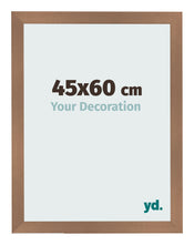 Fotolijst 45x60cm Koper Decor MDF Bologna Voorzijde Maat | Yourdecoration.nl