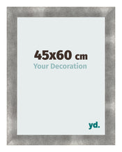 Fotolijst 45x60cm Metaal Vintage MDF Pisa Voorzijde Maat | Yourdecoration.nl