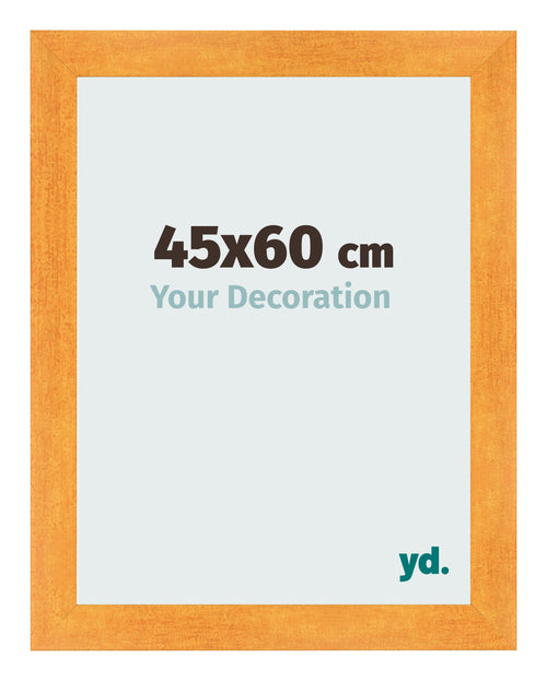 Fotolijst 45x60cm Oranje MDF Pisa Voorzijde Maat | Yourdecoration.nl