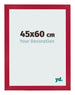 Fotolijst 45x60cm Rood MDF Bologna Voorzijde Maat | Yourdecoration.nl