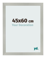 Fotolijst 45x60cm Zilver Mat MDF Bologna Voorzijde Maat | Yourdecoration.nl