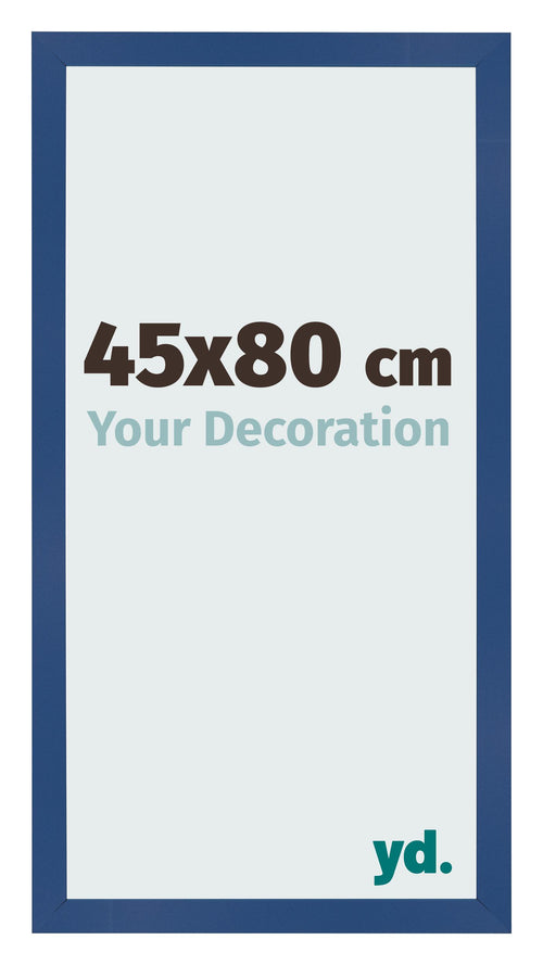 Fotolijst 45x80 cm Donkerblauw MDF Bologna Voorzijde Maat | Yourdecoration.nl
