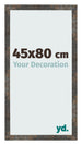 Fotolijst 45x80 cm Geoxideerd Metaal MDF Bologna Voorzijde Maat | Yourdecoration.nl