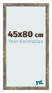 Fotolijst 45x80cm Blauw Goud Gemeleerd MDF Bologna Voorzijde Maat | Yourdecoration.nl