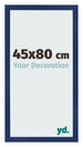 Fotolijst 45x80cm Donkerblauw Geveegd MDF Bologna Voorzijde Maat | Yourdecoration.nl