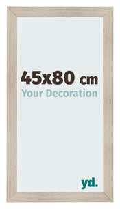 Fotolijst 45x80cm Eiken Licht MDF Pisa Voorzijde Maat | Yourdecoration.nl