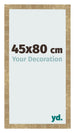Fotolijst 45x80cm Goud Antiek MDF Bologna Voorzijde Maat | Yourdecoration.nl