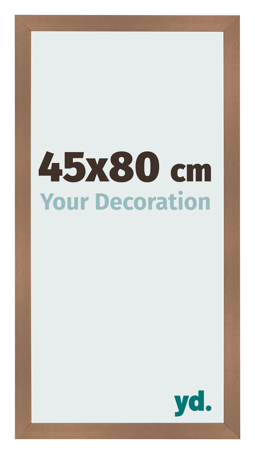 Fotolijst 45x80cm Koper Decor MDF Bologna Voorzijde Maat | Yourdecoration.nl