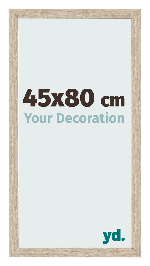 Fotolijst 45x80cm Sonoma Eiken MDF Bologna Voorzijde Maat | Yourdecoration.nl