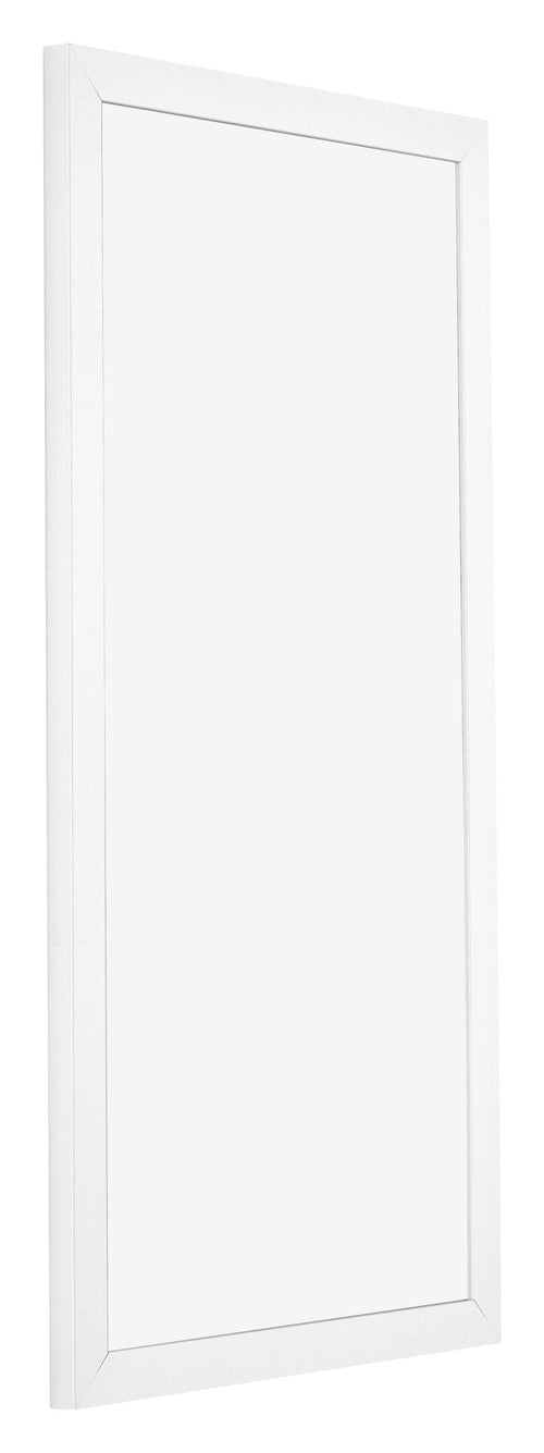 Fotolijst 45x80cm Wit Hoogglans MDF Bologna Voorzijde Schuin | Yourdecoration.nl