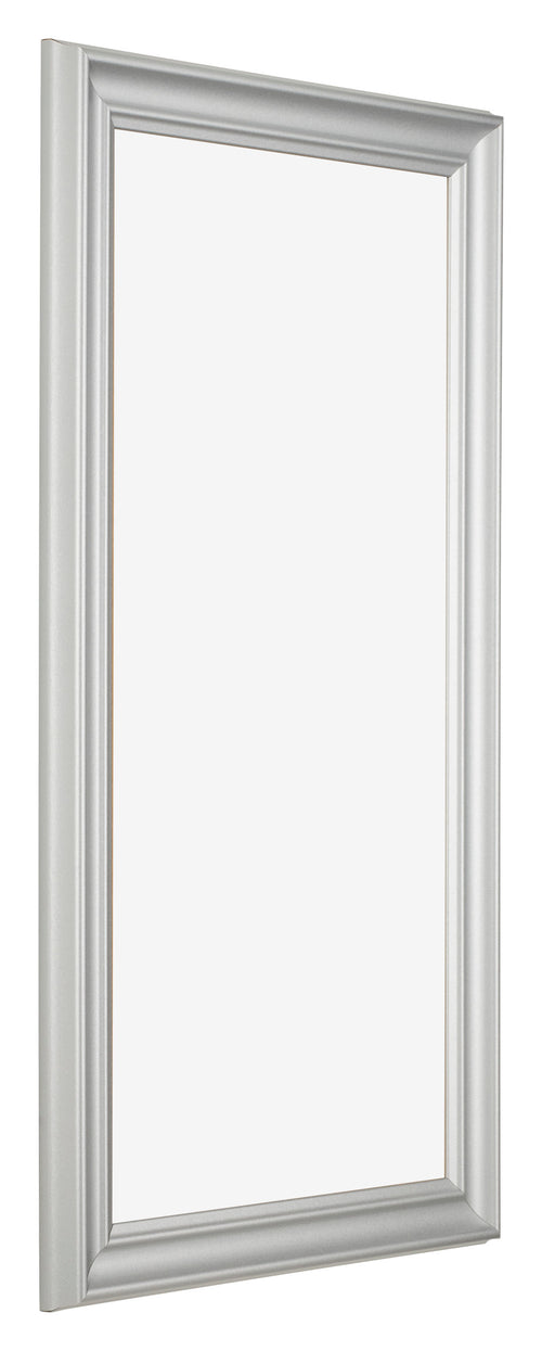 Fotolijst 45x80cm Zilver Mat MDF Lazio Voorzijde Schuin | Yourdecoration.nl