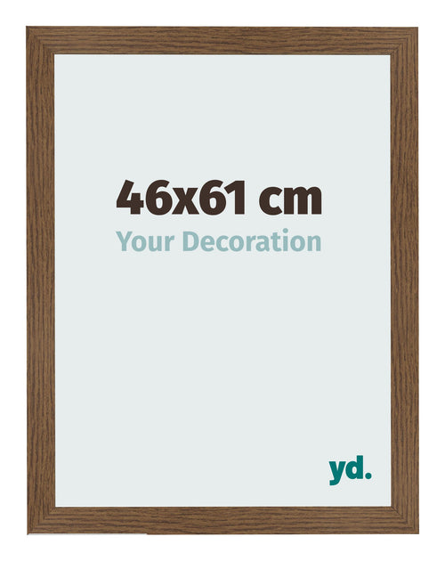 Fotolijst 46x61 cm Eiken Rustiek MDF Bologna Voorzijde Maat | Yourdecoration.nl