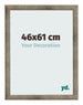 Fotolijst 46x61 cm Metaal Vintage MDF Bologna Voorzijde Maat | Yourdecoration.nl