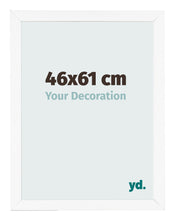 Fotolijst 46x61 cm Wit Mat MDF Bologna Voorzijde Maat | Yourdecoration.nl