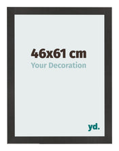Fotolijst 46x61 cm Zwart Mat MDF Bologna Voorzijde Maat | Yourdecoration.nl