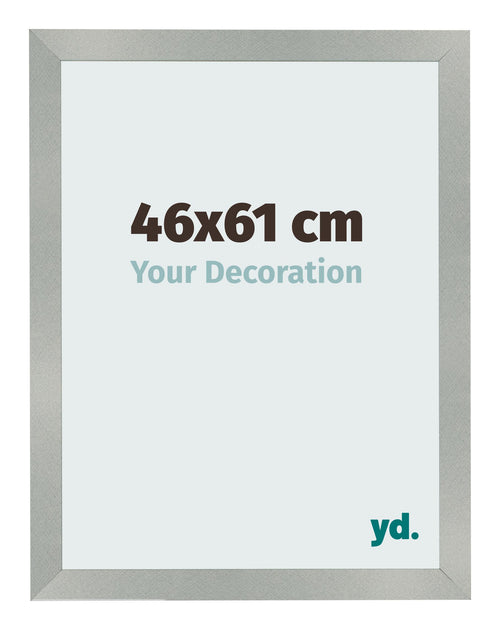 Fotolijst 46x61cm Aluminium Geborsteld MDF Bologna Voorzijde Maat | Yourdecoration.nl
