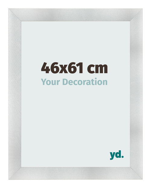 Fotolijst 46x61cm Aluminium Geborsteld MDF Pisa Voorzijde Maat | Yourdecoration.nl