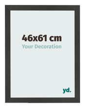 Fotolijst 46x61cm Antraciet MDF Bologna Voorzijde Maat | Yourdecoration.nl