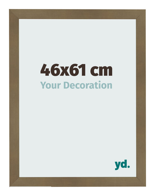 Fotolijst 46x61cm Brons Decor MDF Bologna Voorzijde Maat | Yourdecoration.nl