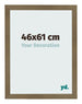 Fotolijst 46x61cm Brons Decor MDF Bologna Voorzijde Maat | Yourdecoration.nl