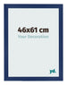 Fotolijst 46x61cm Donkerblauw Geveegd MDF Bologna Voorzijde Maat | Yourdecoration.nl